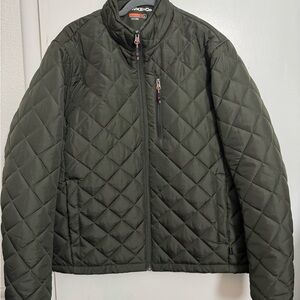 Hawk and Co. Quilted Lightweight Jacket - Olive Green
